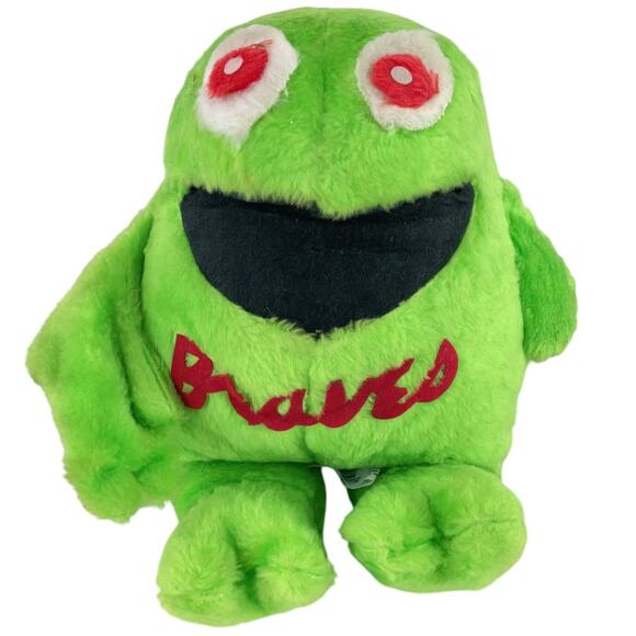 Vintage 70s/80s Dan Brechner Braves Bleacher Creature Stuffed Plush Pre-Owned - Picture 1 of 5